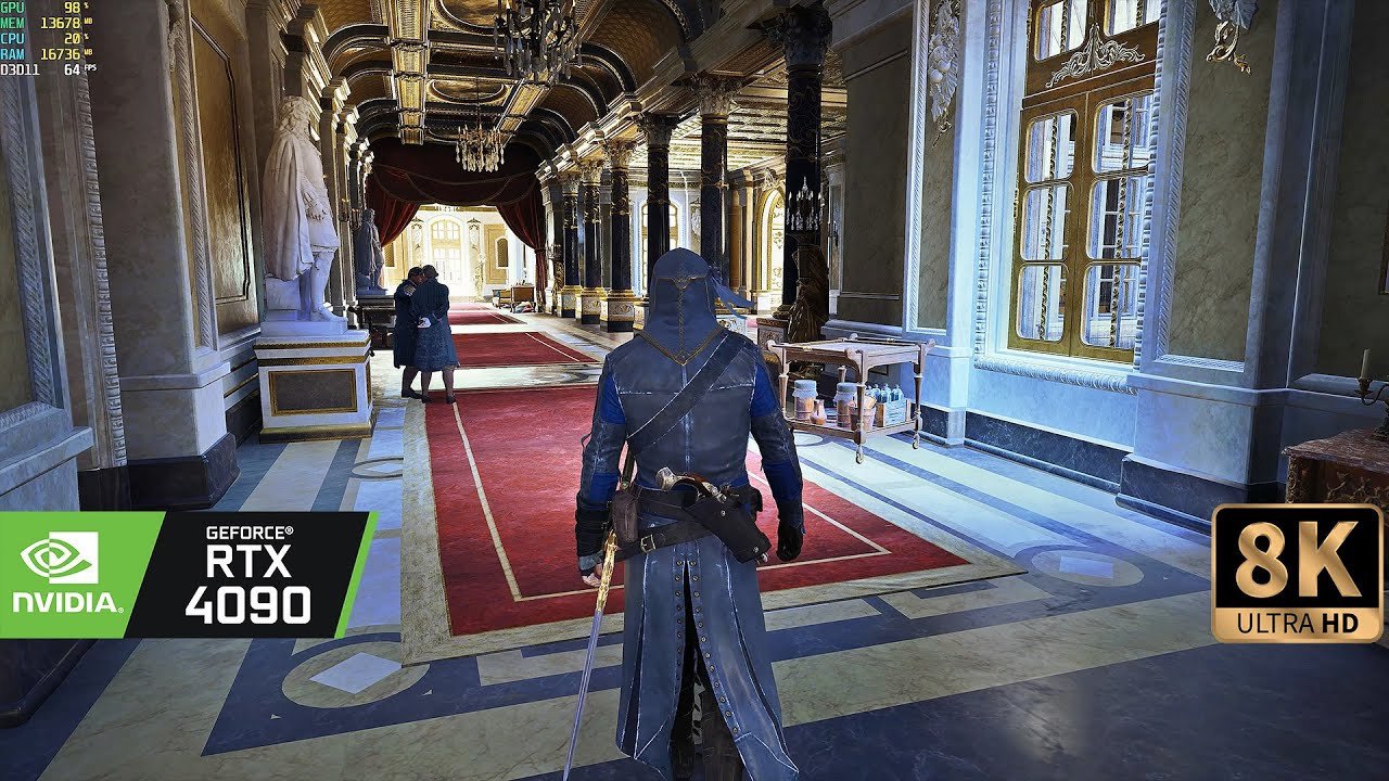 Δείτε πως τρέχει το Assassin's Creed Unity με ray tracing σε ανάλυση 8Κ ...