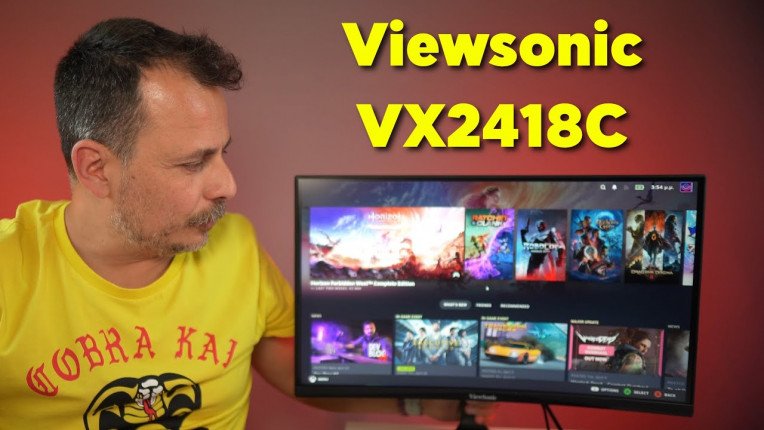 Viewsonic VX2418C : Οικονομικό, curved gaming monitor
