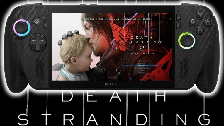 Death Stranding 2 on the ASUS XBOX ROG Ally X