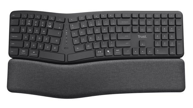 Trust Keyra Ergonomic: Ένα ξεχωριστό ασύρματο πληκτρολόγιο για κάθε χρήση
