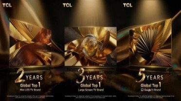 Η TCL επεκτείνει την ηγετική της θέση παγκοσμίως στην αγορά τηλεοράσεων για πέμπτη συνεχή χρονιά