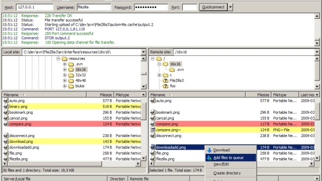 Filezilla