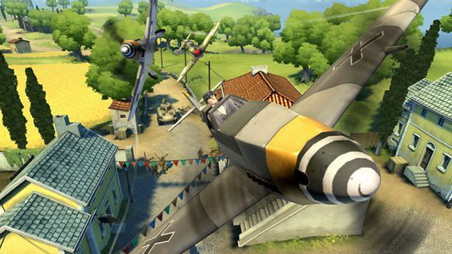Battlefield Heroes: Crash with a Plane