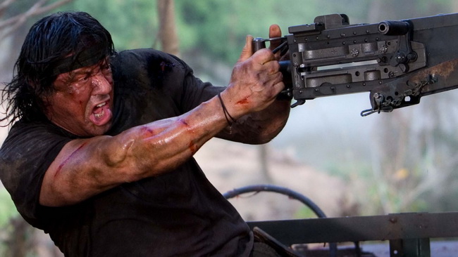 Rambo 4 -The boat scene