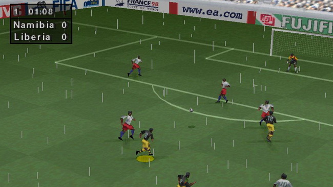 FIFA: Road to World Cup ’98 (PlayStation, N64, Saturn, Mega Drive, SNES, Game Boy, PC)