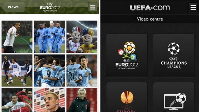 UEFA.com mobile