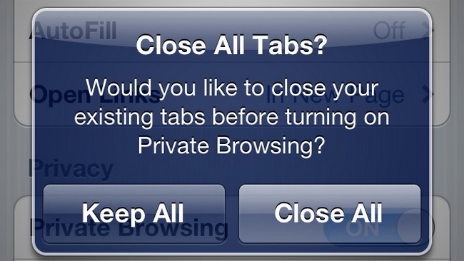 Private Browsing